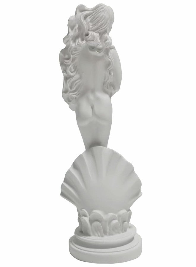 KIKITOY Aphrodite Statue The Birth of Venus 7.6 Inch - Greek Roman Goddess Sculpture, Handmade Resin Art Figurine Classical White Statue, Home & Office Decor - Image 5